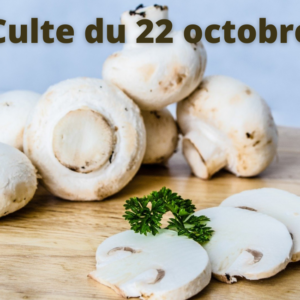 Culte du 22 octobre 2023